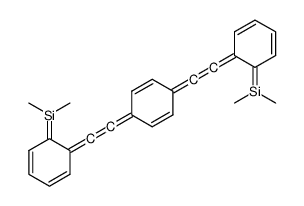 [2-[2-[4-[2-[2-(dimethyl-λ3-silanyl)phenyl]ethynyl]phenyl]ethynyl]phenyl]-dimethylsilicon结构式