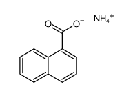 ammonium α-naphthoate Structure