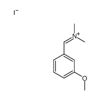 (3-methoxyphenyl)methylidene-dimethylazanium,iodide Structure