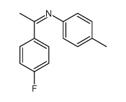 Benzenamine, N-[1-(4-fluorophenyl)ethylidene]-4-methyl- (9CI) structure