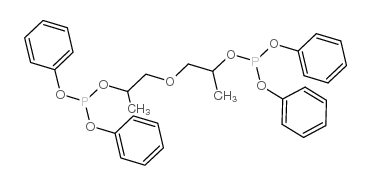 二异丙醇醚二亚磷酸二苯酯结构式