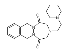 3-(2-piperidin-1-ylethyl)-2,4,7,12-tetrahydro-[1,2,5]triazepino[1,2-b]phthalazine-1,5-dione Structure