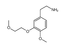 2-[4-methoxy-3-(2-methoxyethoxy)phenyl]ethanamine Structure