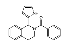 phenyl-[1-(1H-pyrrol-2-yl)-3,4-dihydro-1H-isoquinolin-2-yl]methanone Structure