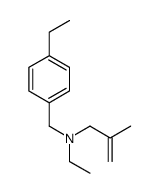 Benzenemethanamine, N,4-diethyl-N-(2-methyl-2-propenyl)- (9CI)结构式