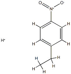 Benzene,1-ethyl-4-nitro-,conjugate monoacid (9CI) structure