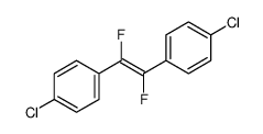 1,1'-[(1E)-1,2-DIFLUORO-1,2-ETHENEDIYL]BIS[4-CHLOROBENZENE] structure