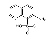 8-Quinolinesulfonic acid,7-amino- Structure