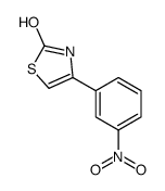 4-(3-NITROPHENYL)-2(3H)-THIAZOLONE结构式