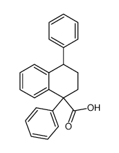 1,4-diphenyl-1,2,3,4-tetrahydro-[1]naphthoic acid Structure