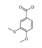 4-methoxy-3-methylsulfanylbenzoyl chloride结构式