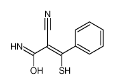 2-cyano-3-phenyl-3-sulfanylprop-2-enamide Structure