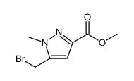 1H-Pyrazole-3-carboxylic acid, 5-(bromomethyl)-1-methyl-, methyl ester图片