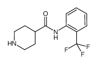 piperidine-4-carboxylic acid (2-trifluoromethylphenyl)amide结构式
