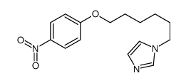 1-[6-(4-nitrophenoxy)hexyl]imidazole Structure