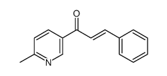 6-Methyl-3-pyridyl styrylketone结构式