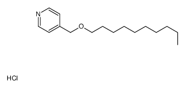 4-(decoxymethyl)pyridine,hydrochloride结构式