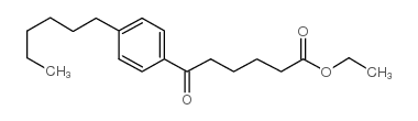 ethyl 6-(4-hexylphenyl)-6-oxohexanoate structure