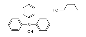 butan-1-ol,hydroxy(triphenyl)silane Structure