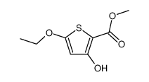 2-Thiophenecarboxylicacid,5-ethoxy-3-hydroxy-,methylester(9CI) structure