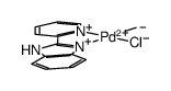 (2-pyridin-2-yl-1H-benzoimidazole)PdClMe Structure