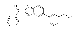 {6-[3-(hydroxymethyl)phenyl]imidazo[1,2-a]pyridin-2-yl}(phenyl)methanone结构式