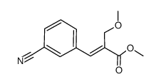 methyl (E)-3-(3-cyanophenyl)-2-(methoxymethyl)-2-propenoate Structure