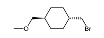 trans-1-Bromomethyl-4-methoxymethylcyclohexane Structure