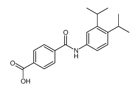 4-[[3,4-di(propan-2-yl)phenyl]carbamoyl]benzoic acid Structure