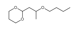 2-(2-butoxypropyl)-1,3-dioxane结构式