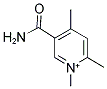 1,2,4-TRIMETHYL-5-CARBOXAMIDEPYRIDINIUM IODIDE Structure