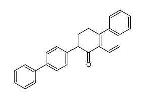 1-Oxo-2-(biphenylyl-(4))-1,2,3,4-tetrahydro-phenanthren Structure