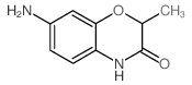 7-AMINO-2-METHYL-2H-BENZO[B][1,4]OXAZIN-3(4H)-ONE结构式