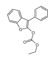 ethyl (3-phenyl-1-benzofuran-2-yl) carbonate结构式