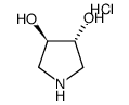 (3R,4R)-PYRROLIDINE-3,4-DIOL结构式