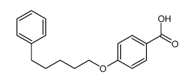 4-(5-phenylpentoxy)benzoic acid结构式