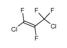 trans-1,3-dichloro-1,2,3,3-tetrafluoro-1-propene Structure