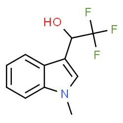 2,2,2-TRIFLUORO-1-(1-METHYL-1H-INDOL-3-YL)-1-ETHANOL Structure