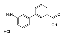 3'-AMINOBIPHENYL-3-CARBOXYLIC ACID HCL structure