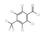 TETRACHLORO-4-TRIFLUOROMETHYLBENZOYLFLUORIDE structure