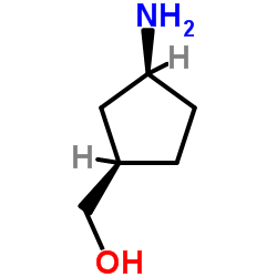 [(1R,3S)-3-Aminocyclopentyl]methanol Structure