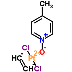 Platinum, dichloro(h2-ethene)(4-methylpyridine1-oxide-O)-, stereoisomer (9CI) picture