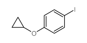 1-Cyclopropoxy-4-iodo-benzene Structure