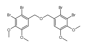 5,5'-oxybis(methylene)bis(3,4-dibromo-1,2-dimethoxybenzene) Structure