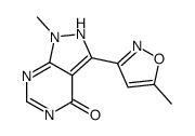 1-Methyl-3-(5-methylisoxazol-3-yl)-1H-pyrazolo[3,4-d]pyrimidin-4-ol picture