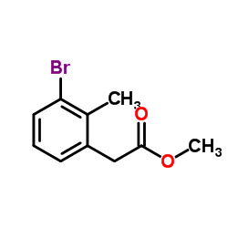 Methyl (3-bromo-2-methylphenyl)acetate Structure