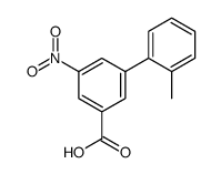 2'-METHYL-5-NITRO-[1,1'-BIPHENYL]-3-CARBOXYLIC ACID Structure