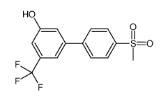 3-(4-methylsulfonylphenyl)-5-(trifluoromethyl)phenol Structure