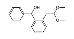 2-(2-(α-Hydroxybenzyl)-phenyl)-acetaldehyddimethylacetal Structure