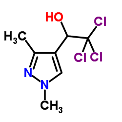 2,2,2-Trichloro-1-(1,3-dimethyl-1H-pyrazol-4-yl)ethanol picture